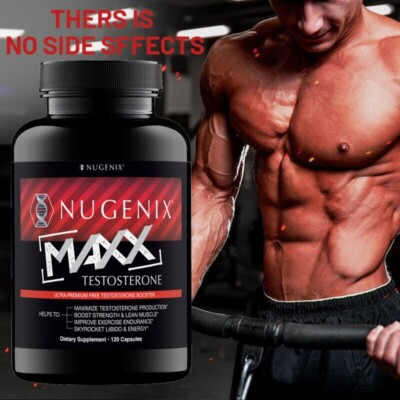 Nugenix Maxx Boost Testosteron Booster 120 Capsules Libido Energy Exp 5/26