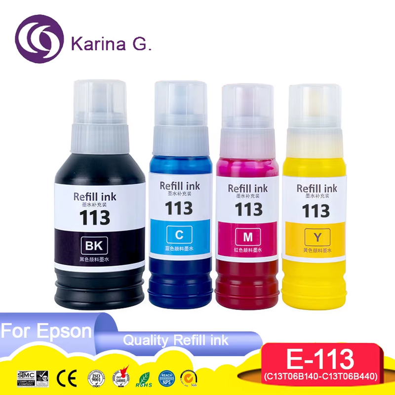 113 C13T06B140 T06B Premium Color Compatible Water Based Bottle Refill Pigment I
