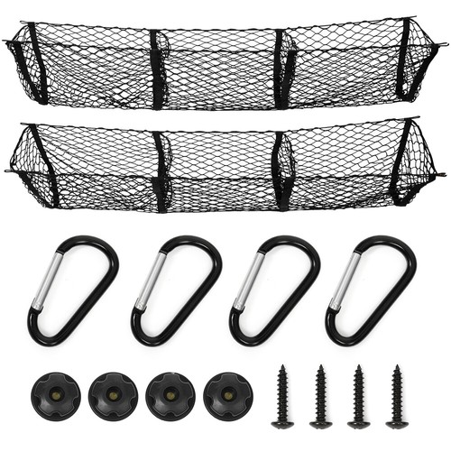 Pickup 3 Pocket Trunk Heavy-Duty Storage Organizer Net For Hyundai Santa Cruz
