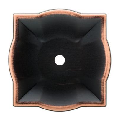 Liberty Quatrefoil P31427C-VBC-C Bronze Copper Highlights Cabinet Knob Backplate