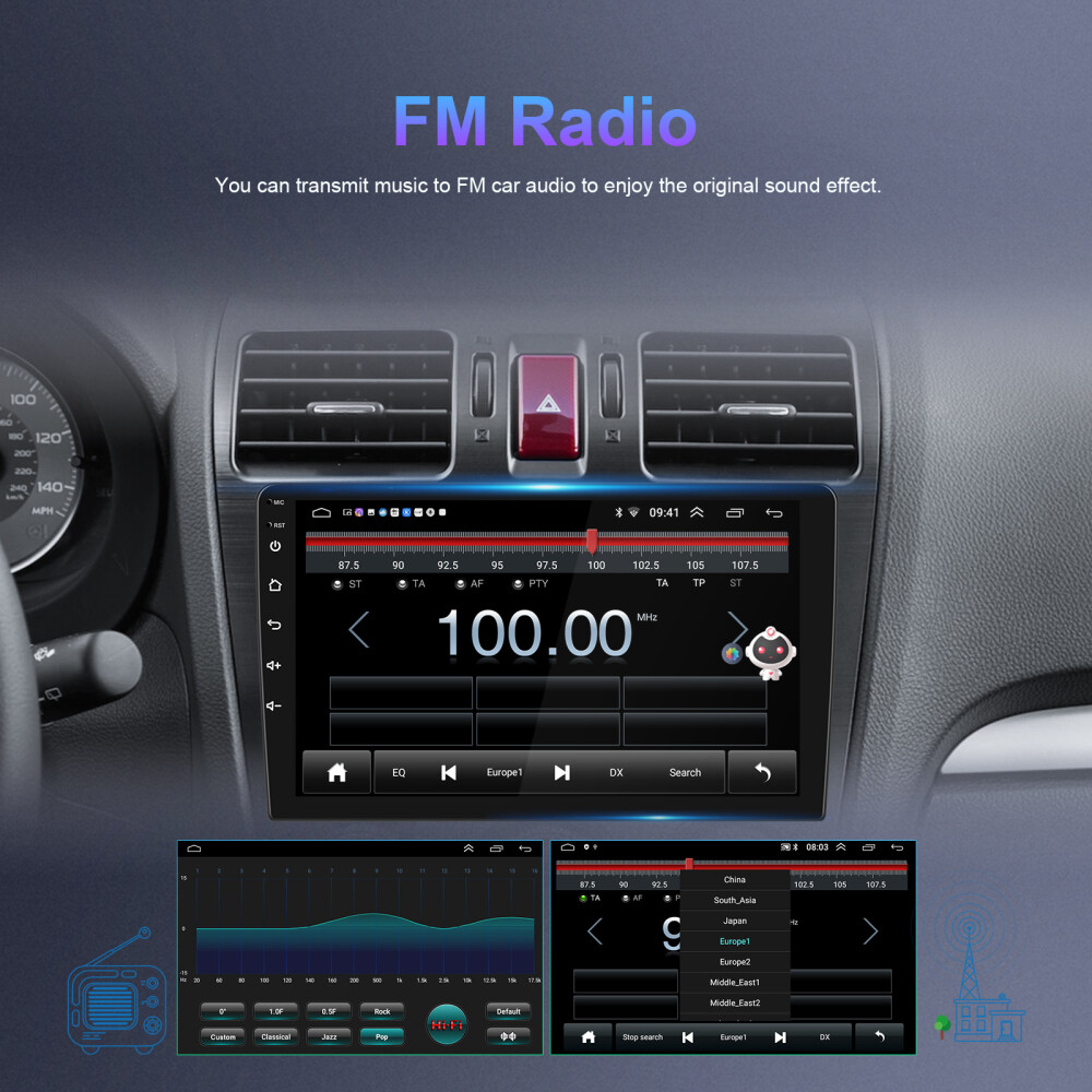 For Jeep Compass 2017-2020 Android 13 Car Stereo Radio GPS NAVI Bluetooth Player