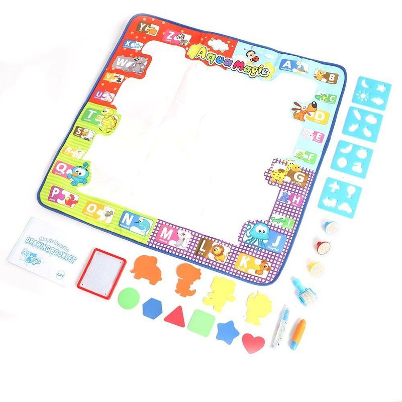 Kinder Magic Doodle Malmatte Matte wie Aqua Doodle Malen mit Wasser 78x78cm