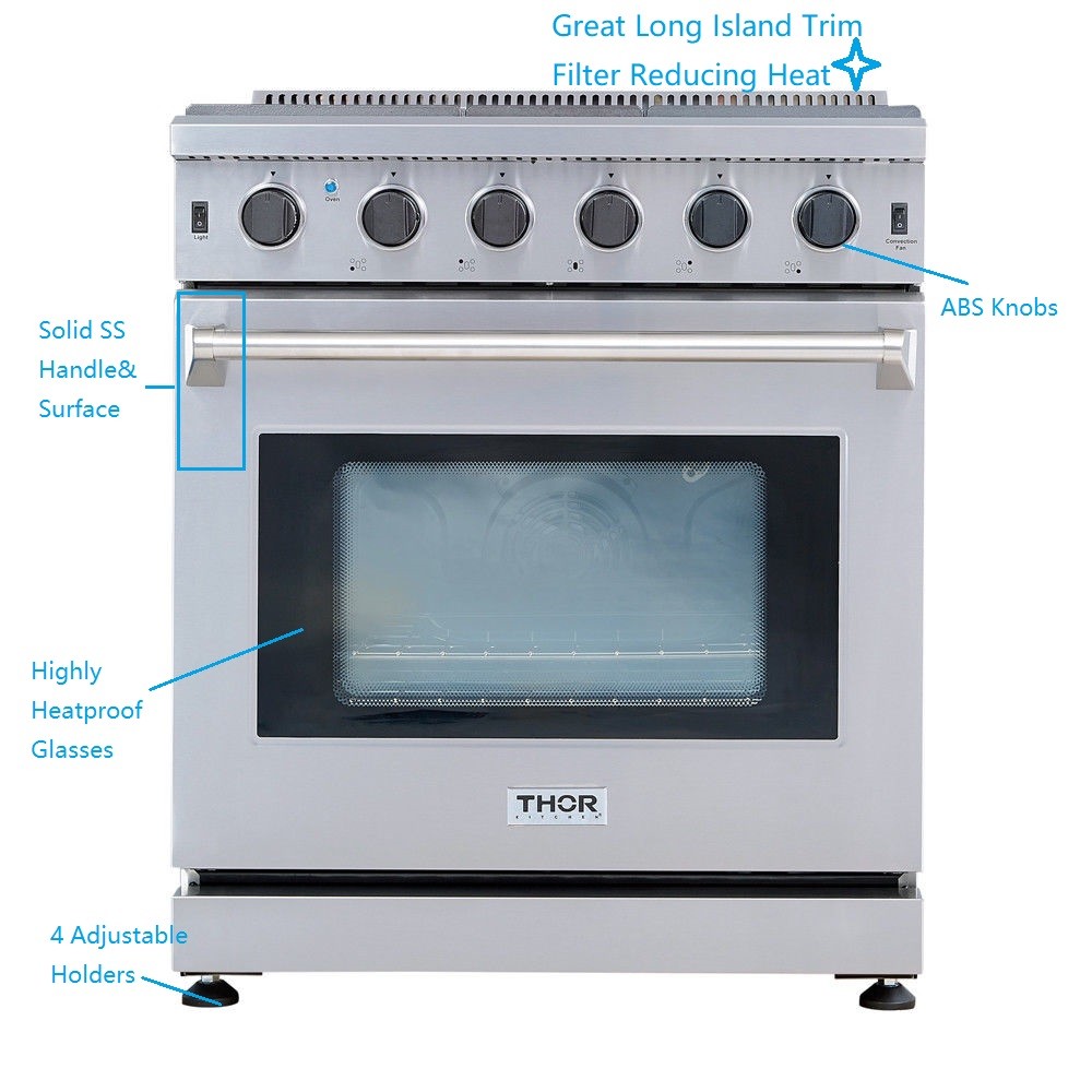 Cooktop Stove 30 Gas Range 30in Hood Vent Stainless Steel 2 Units