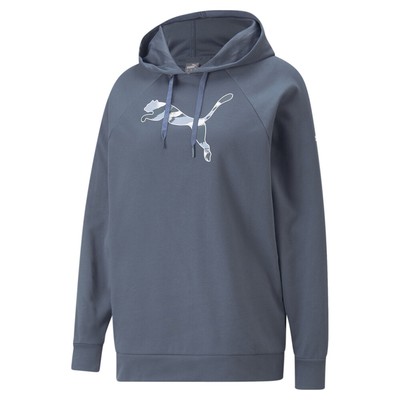 Puma Современный спортивный пуловер с капюшоном Женский Размер XS Повседневная верхняя одежда 84982318