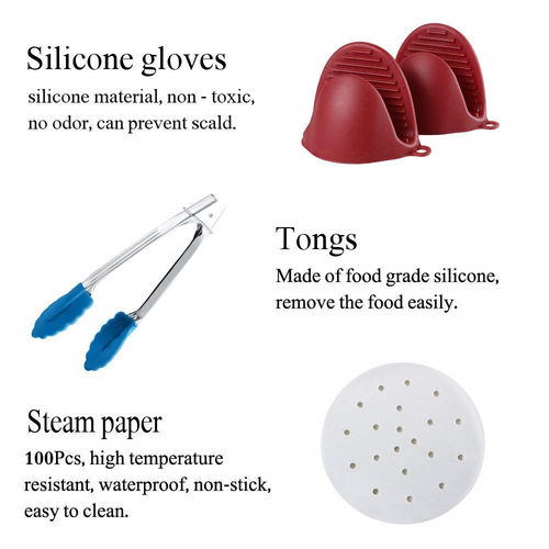 Freyamall Air Fryer Accessories 10 Pack, Compatible Gowise Set of 7 Inch, Deep