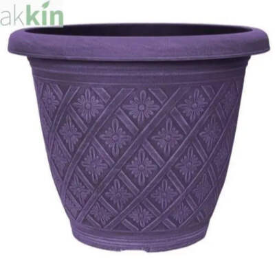 Woven Blossom Planter 16