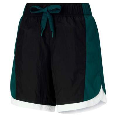 Баскетбольные шорты Puma Stewie женские зеленые повседневные спортивные штаны 53724501