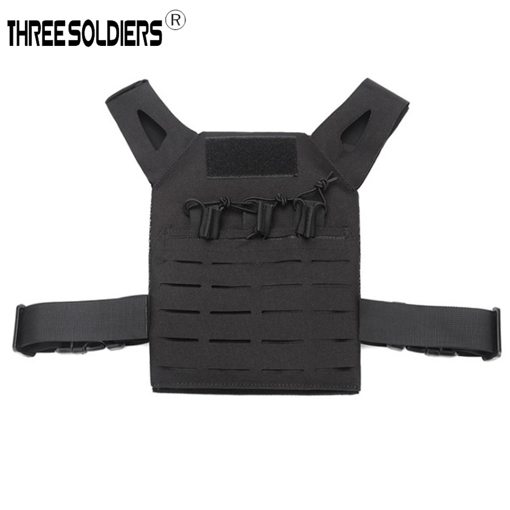 Outdoor CS Tactical Molle Protective Vest for Kids Airsoft Combat Plate Carrier