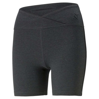 

Женские спортивные шорты Puma Exhale Cross Studio с высокой талией черного цвета, Черный, Puma Exhale Cross Studio High Waisted Athletic Shorts