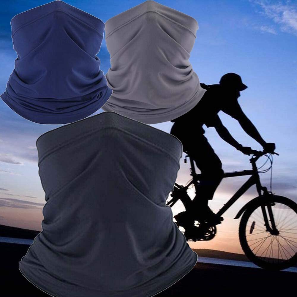 Balaclava Neck Gaiter Face Mask for Men Women UV Protection Bandana Scarf Cover