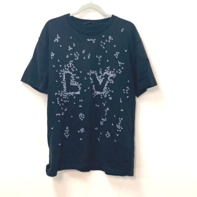 トップス VUITTON LOUIS VUITTON LV spread embroidery Apparel Tops RW222M Short