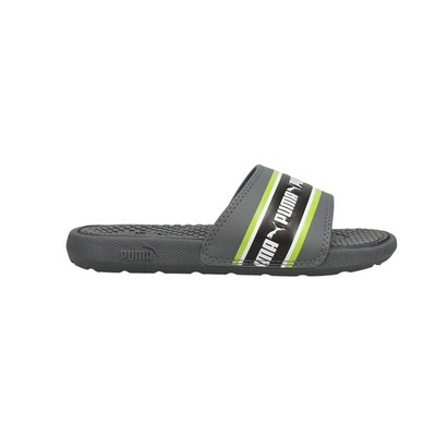 

Серые повседневные сандалии для мальчиков Puma Cool Cat Stripe Repeat Slides 38591505, Grey, Puma Cool Cat Stripe Repeat Slides