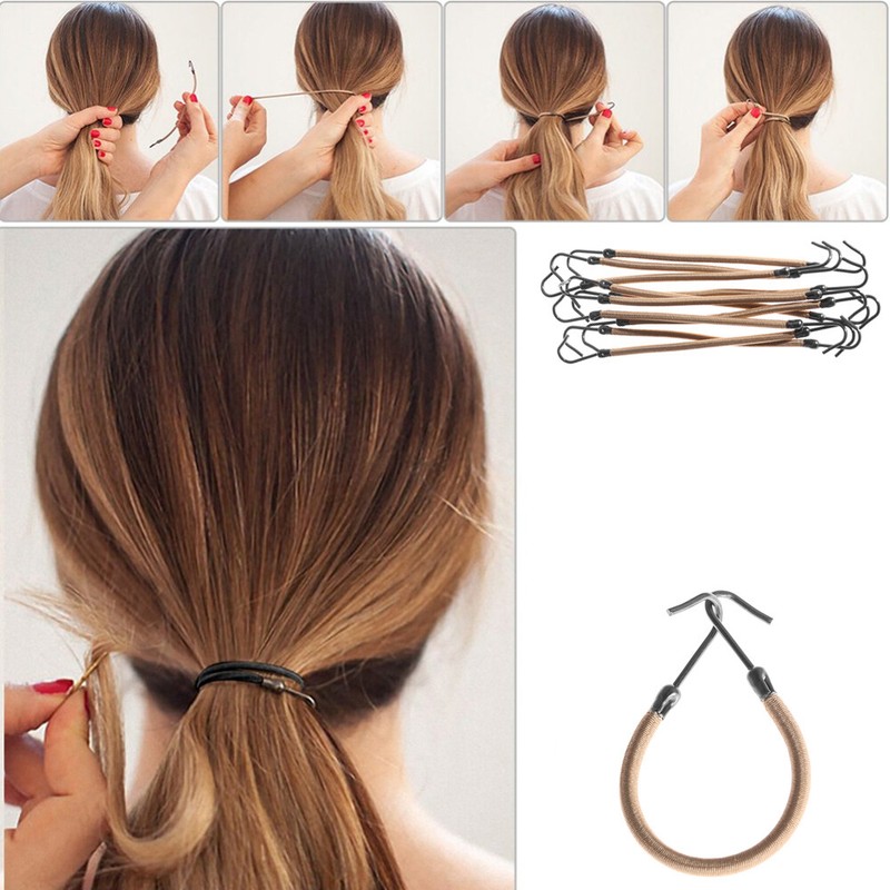 Hair Ties Headwear Women Hair Ropes Elastic Clips Ponytail Holder
