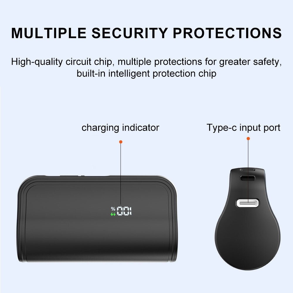 10000mAh Mini Power Bank Fast Charging Portable External Battery Backup Charger