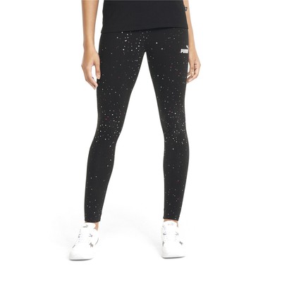 Женские леггинсы с высокой талией Puma Power All Over Print Stardust Graphic 78 черного цвета