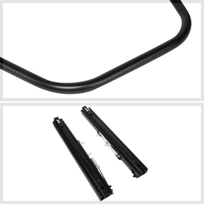 Fits Racing Bucket Seat Bottom/Side Mount Adapters Dual Lock Sliders Universal