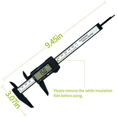 150mm Digital Caliper 6'' Electronic LCD Vernier Micrometer Gauge Measuring Tool