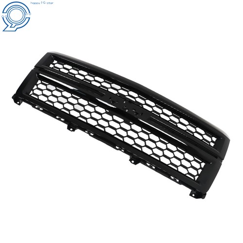 Gloss Black Front Upper Grille For 2014-2015 Chevrolet Silverado 1500