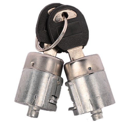 Pair Set Door Lock Cylinder Kit with Keys for GMC Chevy C1500 K1500 Tahoe Yukon