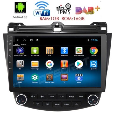 For Honda Accord 2003-2007 10.1'' Android 10 Car Radio GPS Stereo WiFi BT FM SWC