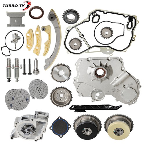 Timing Chain Kit VCT Selenoid Actuator Oil Pump & Water Pump For GM 2.4L Ecotec