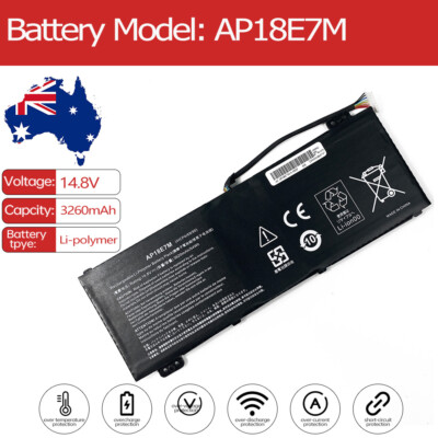 Laptop Battery for Acer Nitro 5 AN515-43-R62X AN517-51-53VA AN517-51-52W5