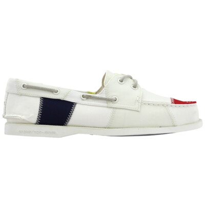 Sperry Authentic Original 2Eye Bionic Boat  Womens Off White Flats Casual STS837
