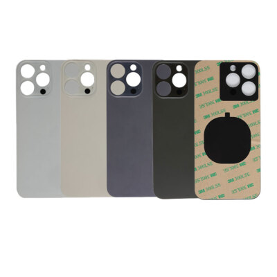 Big Hole Back Glass Cover For iPhone 14 Plus 13 Pro Max 12 Mini 11 XS XR SE 15  