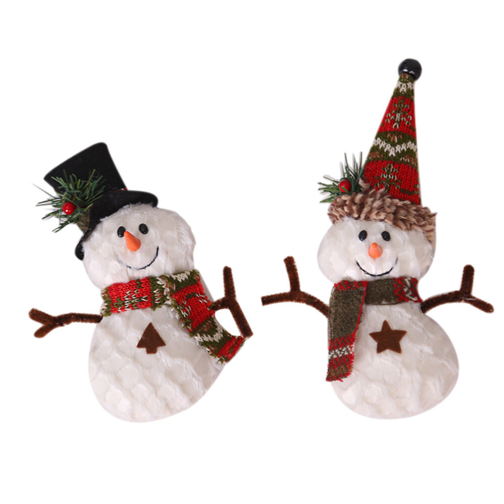 2 un. Colgante Colgante muñeca creativa Muñeco de Nieve Navidad Decoración Colgante Para Patio Casa | eBay