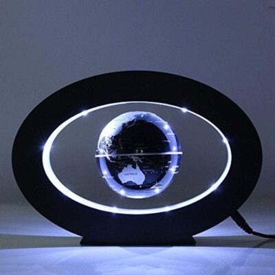 Perpetual Motion Floating Globe Home Office Desk Toy Decoration Rotating Magneti