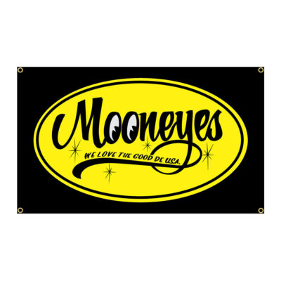 Mooneyes USA flag choose design 3x5 or 2x3/90x150 or 60x90cm