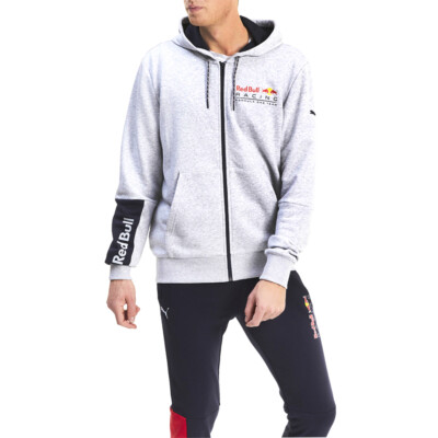 Спортивная куртка с капюшоном на молнии с логотипом Puma Rbr, мужской Размер S, Повседневная спортивная верхняя одежда