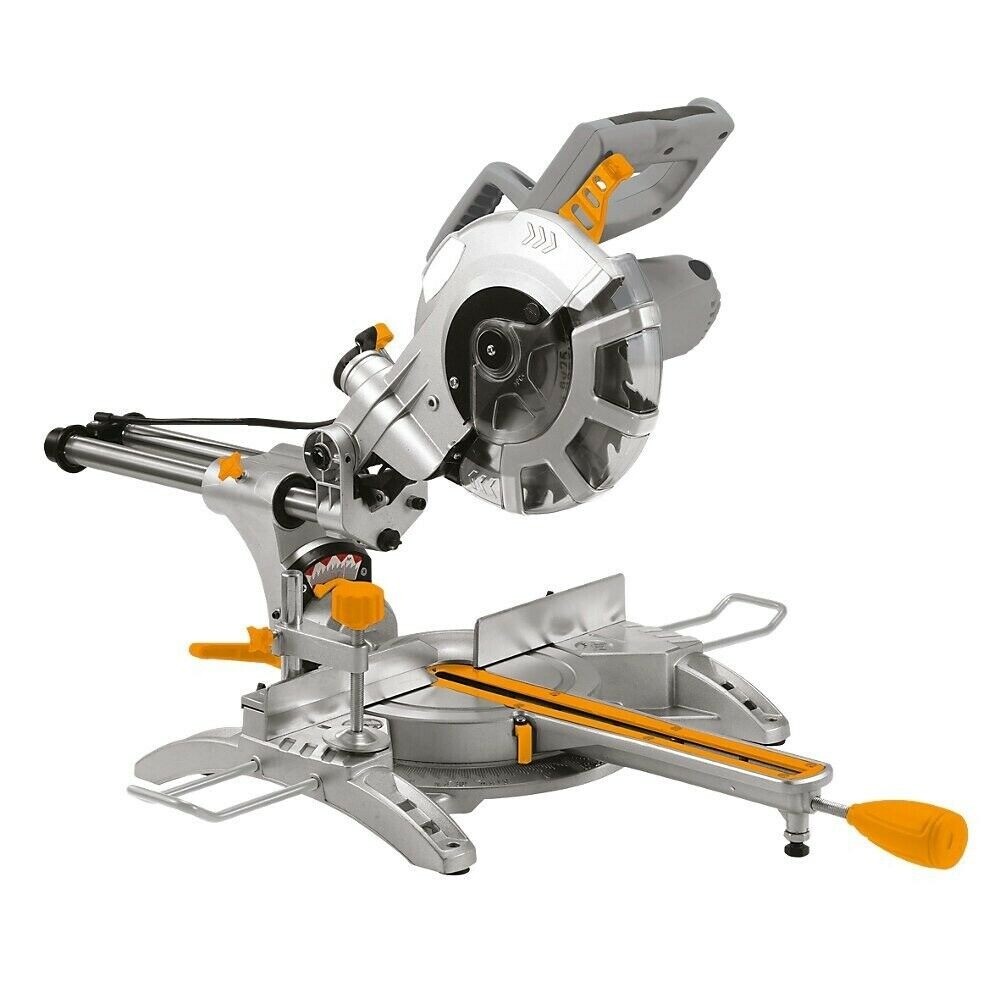 TITAN (TTB598MSW) 240V 1500W 210mm SingleBevel Sliding Mitre SAW in