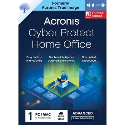  Acronis Cyber Protect (formerly Acronis True Image) Home Office PC/Mac Advanced