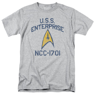 Star Trek Uss Enterprise Ncc-1701 Licensed Adult T-Shirt