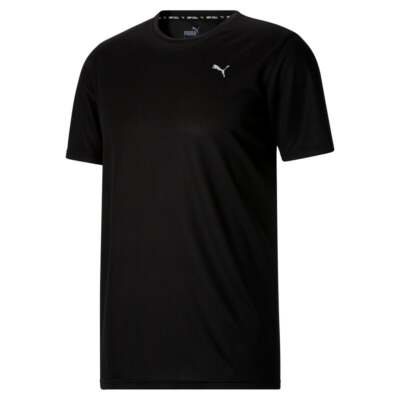 

Puma Performance Crew Neck Short Sleeve Training TShirt Mens Black Casual Tops 5, Черный, Puma Performance Crew Neck Short Sleeve Training TShirt