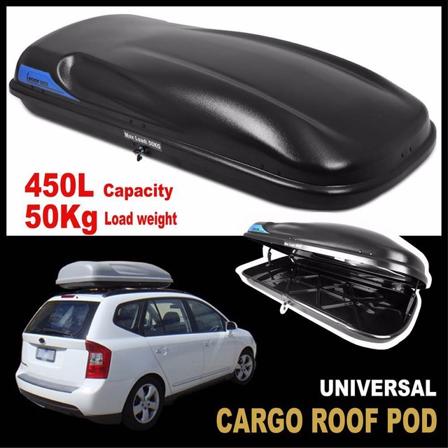 car roof rack luggage pod