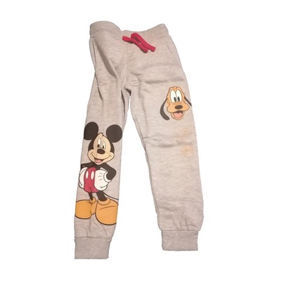 Mickey Mouse & Pluto Freizeithose für Kinder | Graue Jogginghose | Disney Style