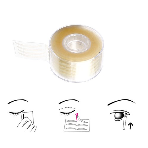 1200× Invisible Eyelid Sticker Tape Narrow Wide Double Eye Transparent Tape US