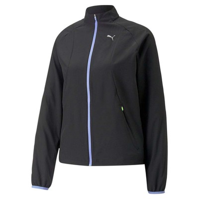 

Puma Run Ultraweave FullZip Jacket Womens Size  Повседневная спортивная верхняя одежда 5232, Черный, Puma Run Ultraweave FullZip Jacket