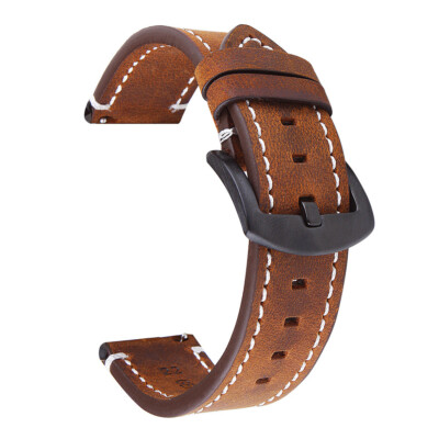 20mm 22mm Leather Watch Band Strap Wrist Bracelet Replacement For Samsung Watch