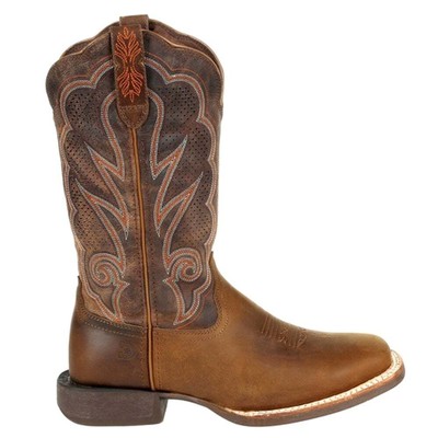 

Durango Lady Rebel Pro Cognac Вентилируемые женские ковбойские туфли в стиле вестерн с квадратным носком, размер, Коричневый, Durango Lady Rebel Pro Cognac Ventilated Western Square Toe Cowbo