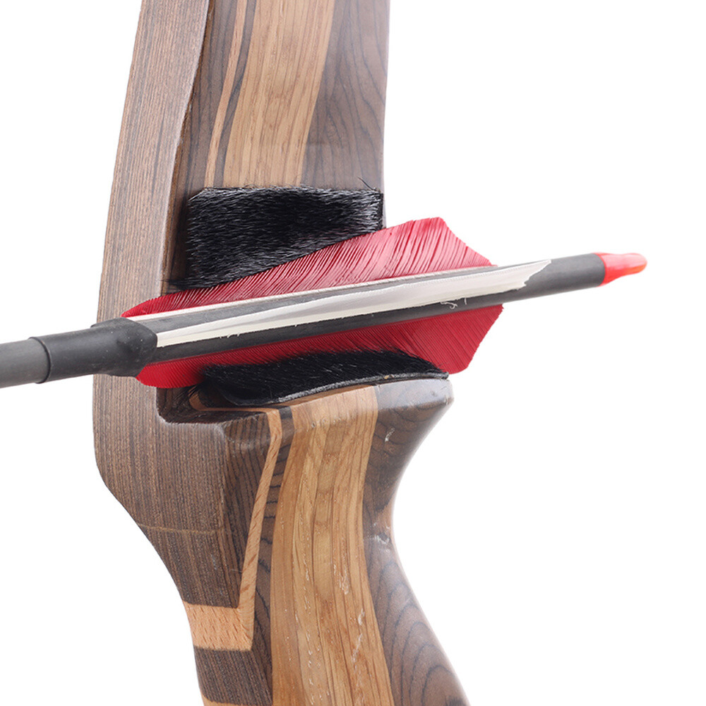 3pcs Arrow Rest Fur Seal Skin Selfadhesive Stick Traditional Recurve