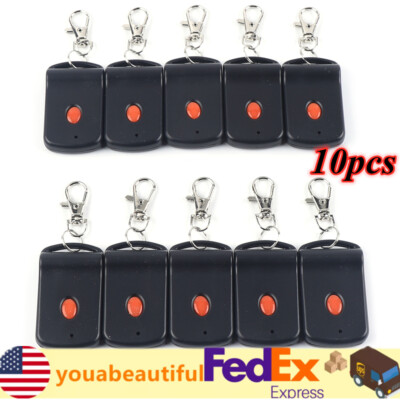 For 3089 Multi-Code 308911 Linear MCS308911 300Mhz 1 Button 10PCS Black Remote 
