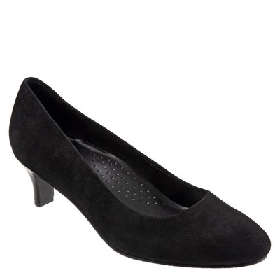 

Женские туфли Trotters Fab 7 B(M) US — черный/замша, Black/suede