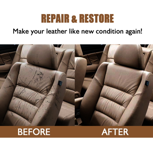Leather Repair Cream Gel Kit Filler Restore Car Seat Sofa Scratch Holes Advanced