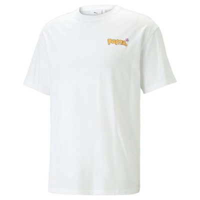 

Puma 8Enjamin X Graphic Crew Neck с коротким рукавом Мужские белые повседневные топы 53, Белый, Puma 8Enjamin X Graphic Crew Neck Short Sleeve T-Shirt