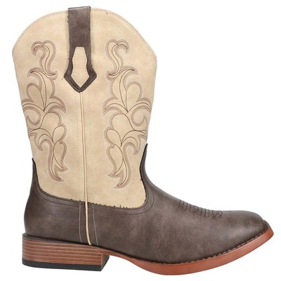 

Мужские коричневые повседневные ботинки Roper Blaze Tan Shaft Square Toe Cowboy 09-020-0191-308, Коричневый, Roper Blaze Tan Shaft Square Toe Cowboy