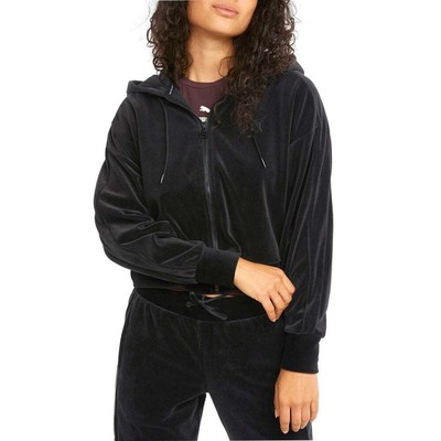 

Puma Iconic T7 Velour FullZip Hoodie Женская Черная Повседневная Верхняя Одежда 589996-01, Черный