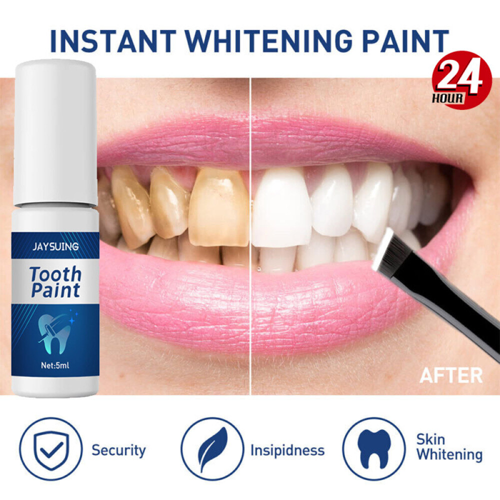 Teeth Paint, Instant Tooth Whitening Paint Extra Strong White Teeth Paint Polish